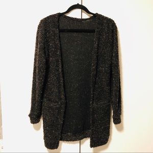 Fluffy Knit Cardigan
